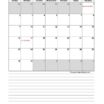 2022 Monthly Excel Template Calendar Free Printable Templates