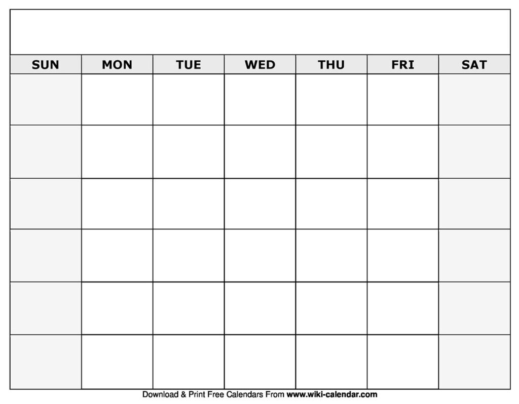 Download Blank Calendar Calep midnightpig co Regarding Blank Calander 