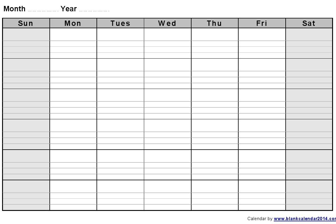 Free Printable Large Box Blank Calendar 2023 FreeBlankCalendar