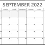 September 2022 Calendar Free Printable Calendar Templates