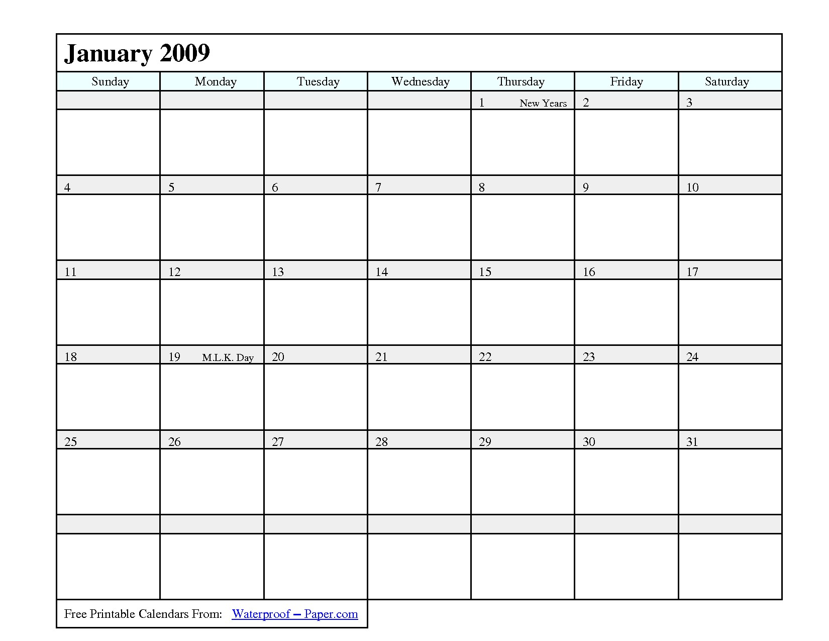 Unique Free Printable Calendars Waterproof Free Printable Calendar