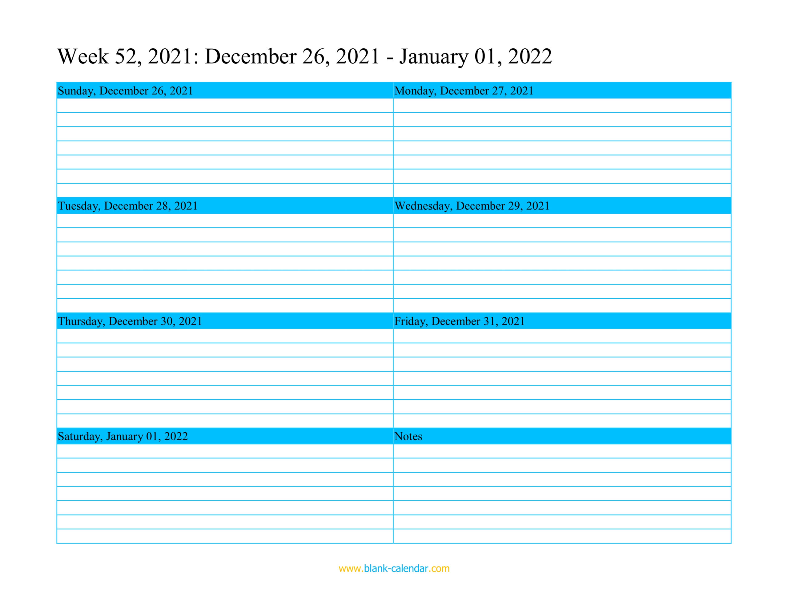 Free Blank Weekly Calendar 2022 2023 FreeBlankCalendar