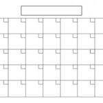 31 Day Blank Calendar Template With Images Blank Calendar Template
