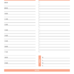 Best Printable Daily Hourly Schedule Template Get Your Calendar Printable