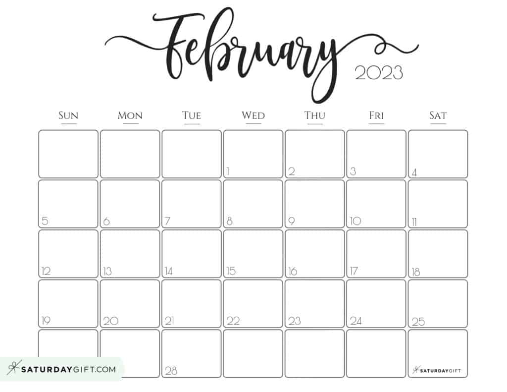 2023 Feb Calendar Www summafinance
