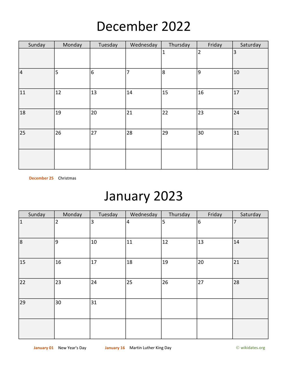 December 2023 And January 2023 Calendar Get Calendar 2023 Update