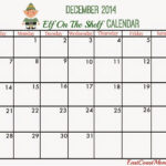 East Coast Mommy Elf On The Shelf Calendar