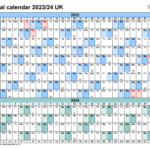 Financial Calendars 2023 24 UK In Microsoft Word Format